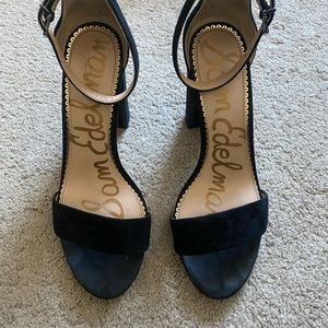 Sam Edelman | Black Ankle Strap Heels